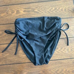 Black High-Waisted Bikini Bottom